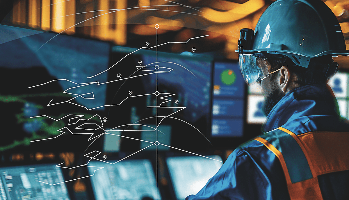 Operación minera con tecnología avanzada